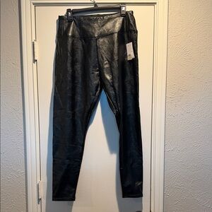 BP from Nordstrom Black Faux Leather Leggings Size XL